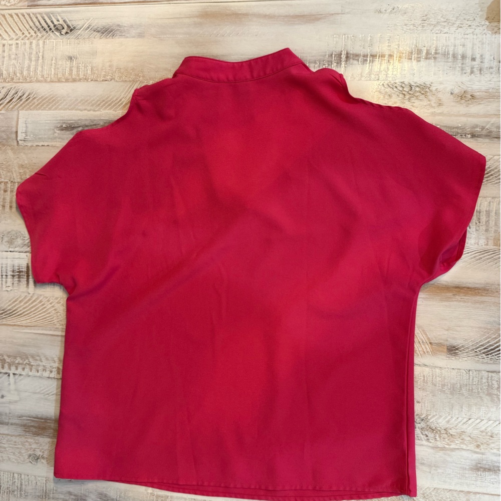SHEIN Women's Bold Hot Pink Blouse - Picture 7 of 8